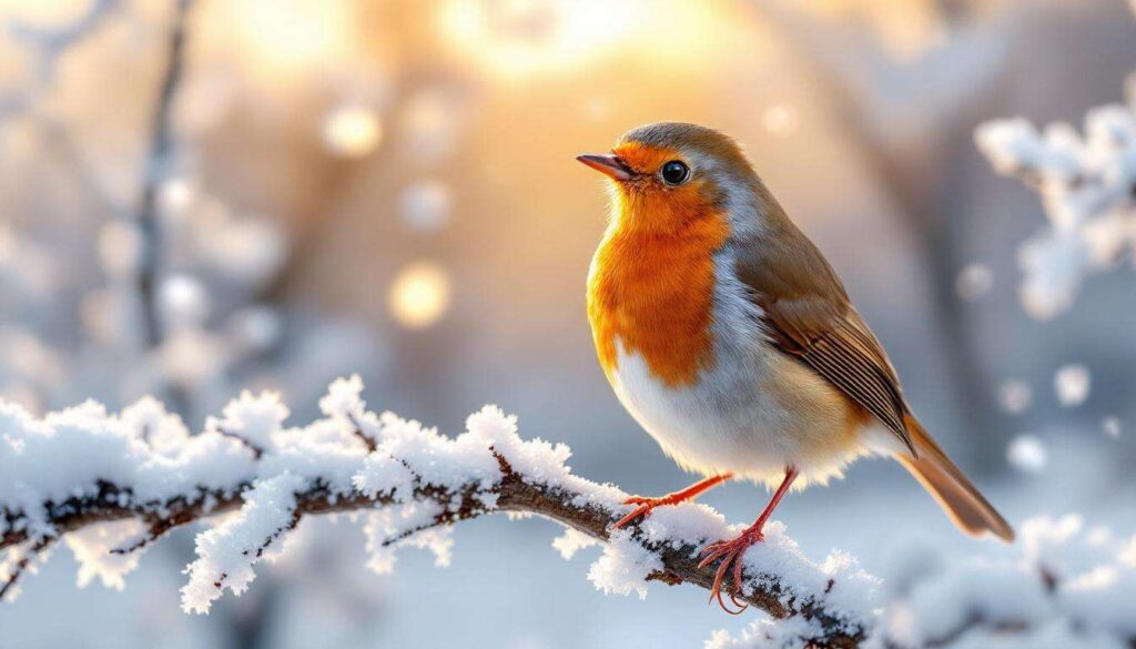Das ideale Futter für Rotkehlchen bei Frost – laut Experten