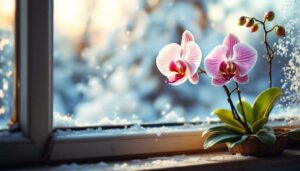 Warum Orchideen im Winter keine kalten Fensterbänke mögen
