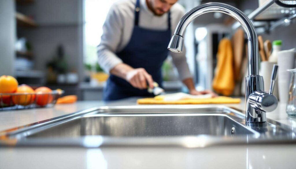 Weder Zitrone noch Essig: Dieser Klempner-Trick macht den Wasserhahn in Sekunden blitzblank