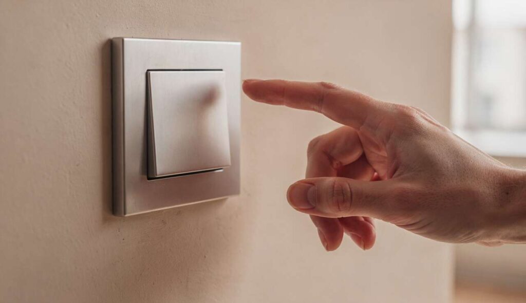 Ihr Lichtschalter funktioniert nicht mehr? In 9 von 10 Fällen hilft ein einfacher Handgriff